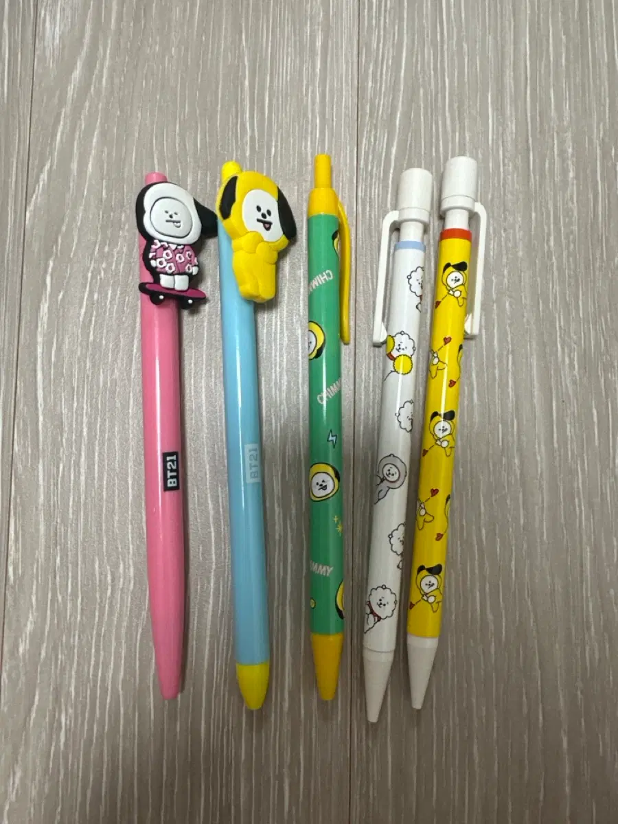 방탄 지민 bt21 치미 볼펜 샤프 판매합니다