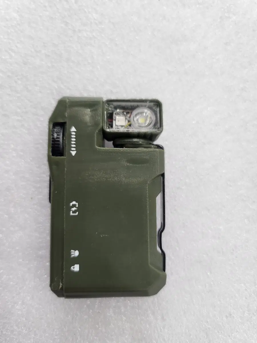 카키색 미니 LED 랜턴 (USB 충전) 새상품