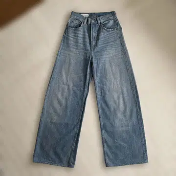 ZARA 하이웨스트 와이드 레그 데님 팬츠