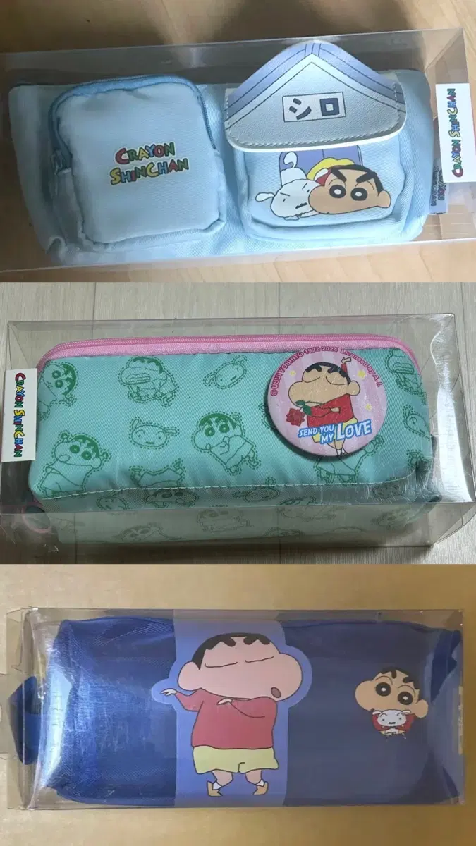 짱구 짱구는못말려 필통 파우치 3종