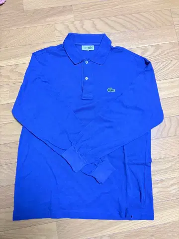 CHEMISE LACOSTE 긴팔 피케 셔츠 퍼플 사이즈 4