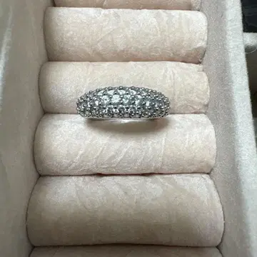 SWAROVSKI 스와로브스키 반지 파베 반지 실버 50 9호