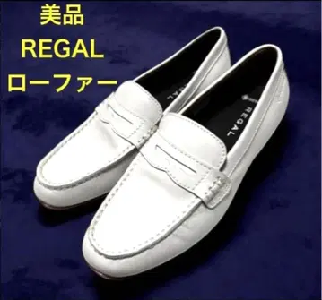 새상품급 REGAL 리걸 GORE-TEX 고어텍스 로퍼 23 화이트