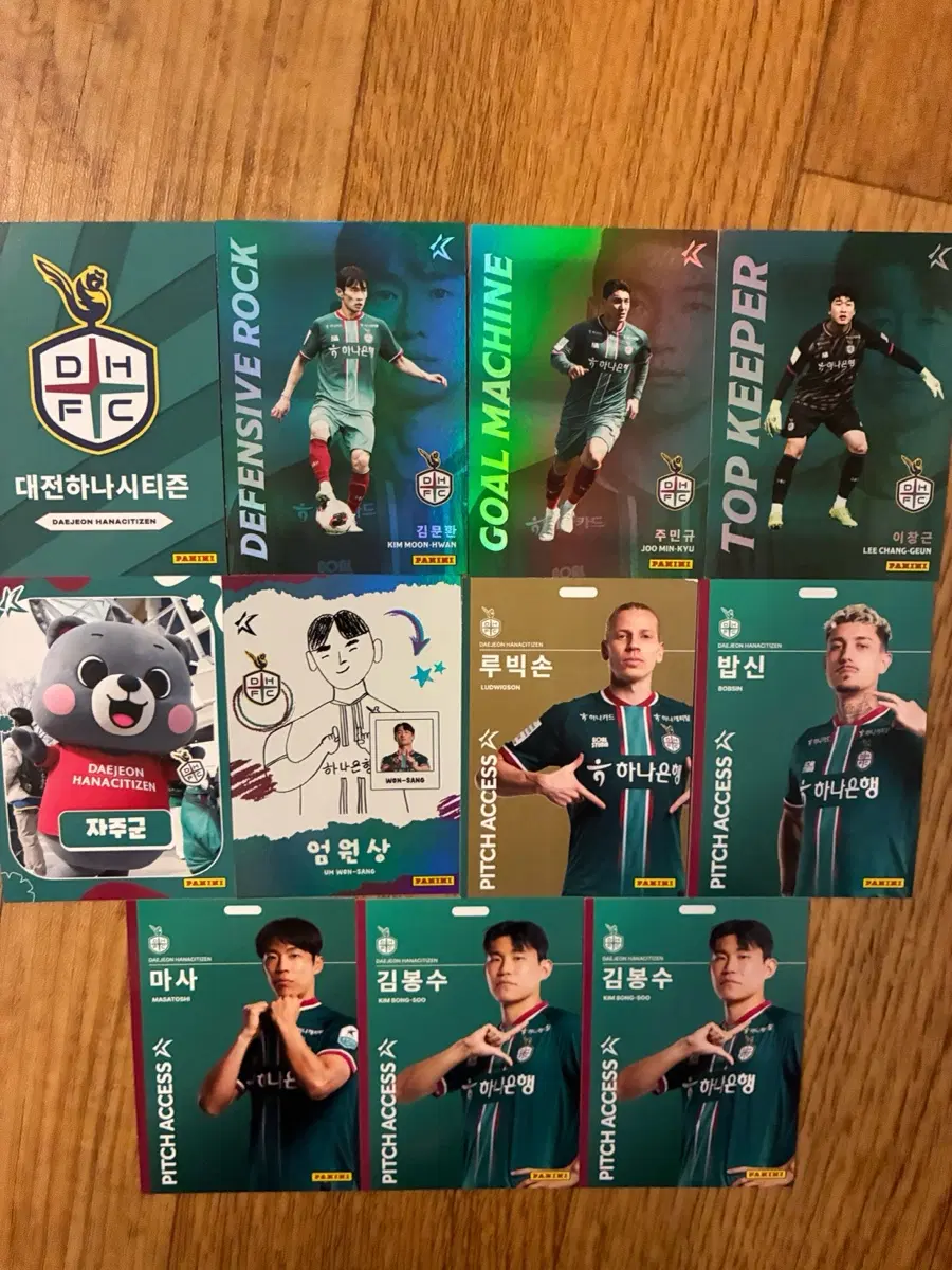 대전하나시티 2026 파니니카드(일괄)