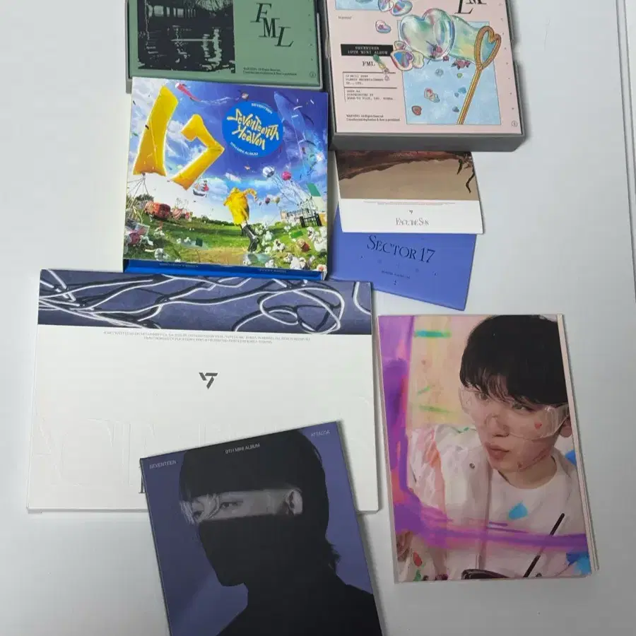 세븐틴 개봉 앨범 처분