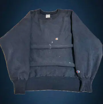90s Champion reverse weave M 짧은 기장 자수 택