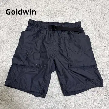 Goldwin 숏팬츠 하프 팬츠 네이비 나일론 M