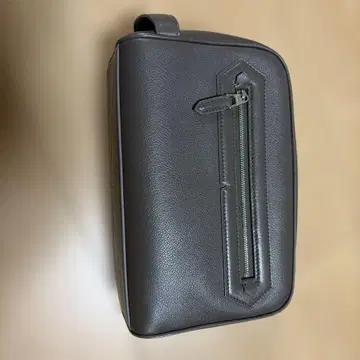 AMAN 클러치백 그레이 가죽