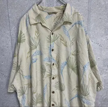 Tommy Bahama 타미 바하마 보태니컬 무늬 알로하 셔츠