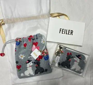택 포함 새상품 랩핑 있음 FEILER 몬티풀루 복조리 파우치 세트
