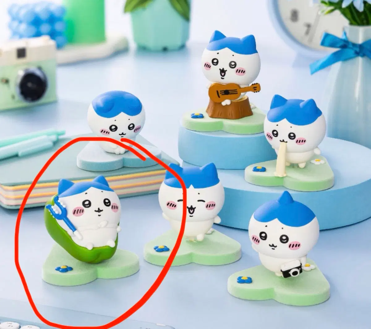 치이카와 하치와레 가득 투성이 피규어