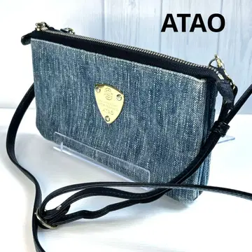 단종품 ATAO 부부 데님 지갑 미니백