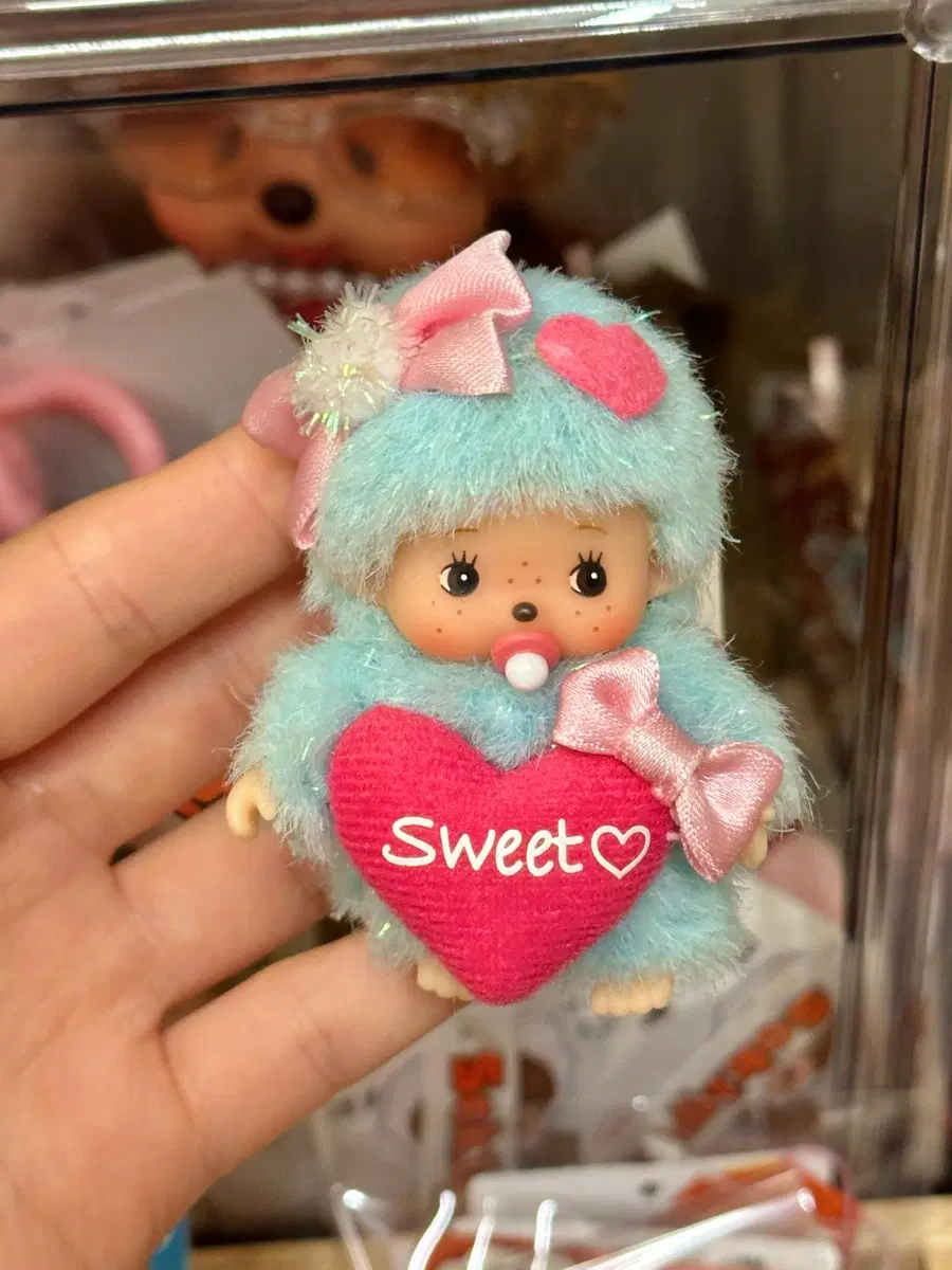 몬치치 베비치치 블루 캔디 키링
