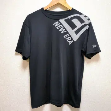 NEW ERA 뉴에라 드라이 티셔츠 빅 로고 블랙 L