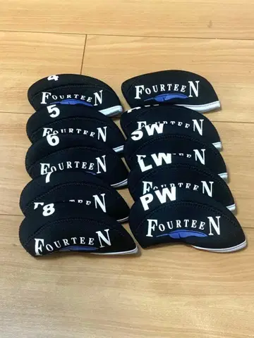 Fourteen 아이언 커버 10개 세트 미사용 새상품 black