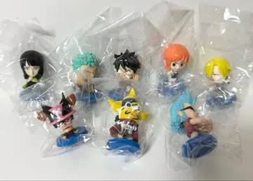 원피스 애니캐러 히어로즈 밀짚모자 일당 8종 세트 ONEPIECE