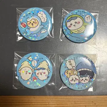 치이카와 수족관 홀로그램 캔뱃지 캔뱃지 치이카와 (먼작귀) 하치와레 토끼