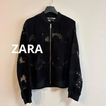 ZARA 자라 시스루 블루종 꽃무늬 새상품급