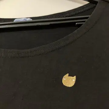와코루 츠모리치사토 쓰리 자수가 귀여운 룸웨어 M 블랙