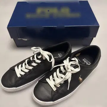 폴로 랄프 로렌 가죽 스니커즈 POLO 24.5cm