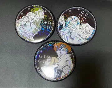 죠죠 황금의 바람 75mm 홀로그램 캔 배치 컬렉션
