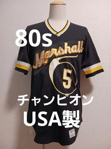 80s USA제 Champion 베이스볼 반팔 티셔츠 빈티지