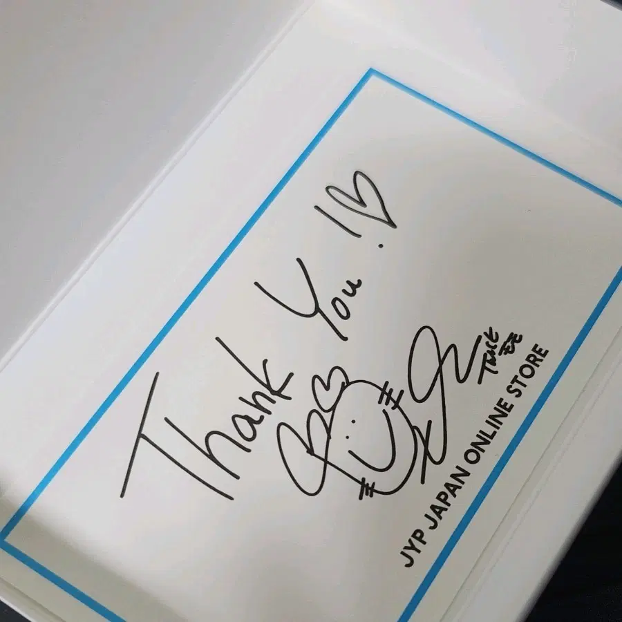 트와이스 모모 JYP JAPAN ONLINE STORE 일본 싸인 카드