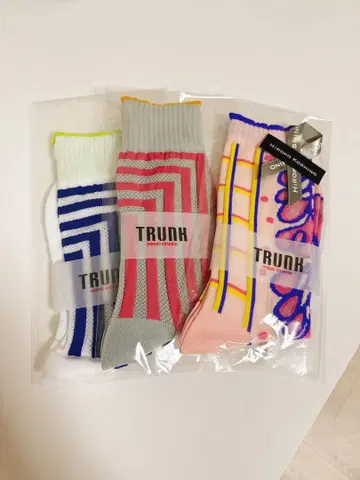 TRUNK HIROKO KOSHINO 패션 양말 3켤레 세트