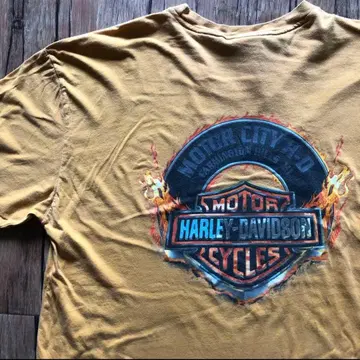 Harley-Davidson T셔츠 USA제 구제 의류 백 프린트