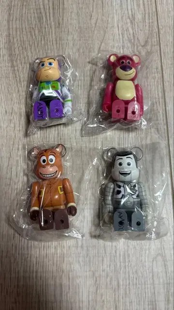 BE@RBRICK 토이스토리 4종 세트
