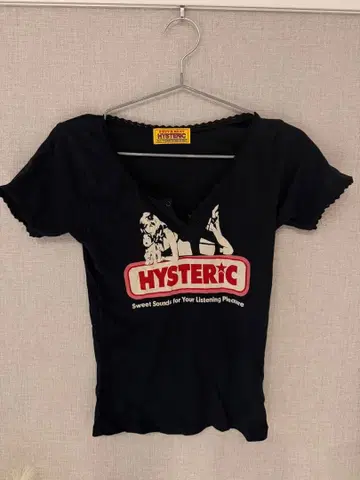 HYSTERIC GLAMOUR 반팔 T셔츠 블랙