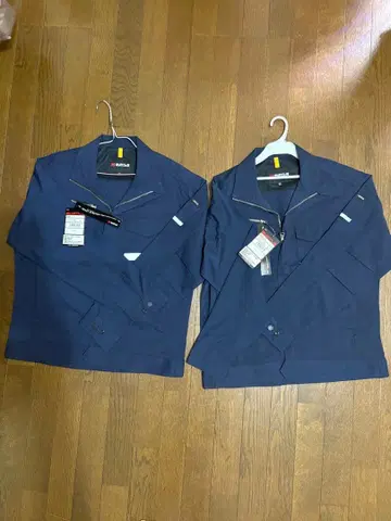 BURTLE 9091 자켓 네이비 L 사이즈 여름 작업복 겉옷 2벌 세트