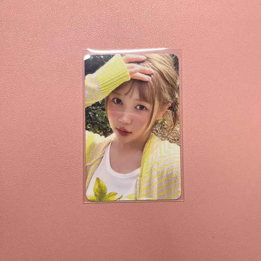 하츠투하츠 레몬탱 beach 버전 앨범 예온 포카