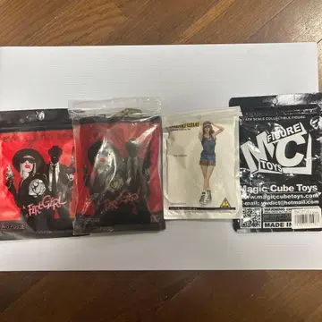 1/6 액션 피규어 여성용 의상 4종 세트 미사용