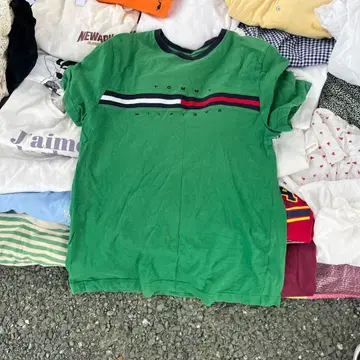 TOMMY HILFIGER 반팔 T셔츠 그린