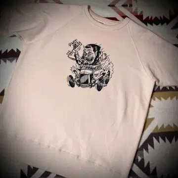 [ 새상품급 XL ] CUSHMAN HOTROD 반팔 맨투맨