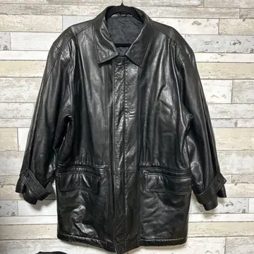 빈티지 Leather Wear 천연 가죽 가죽 자켓 일본제