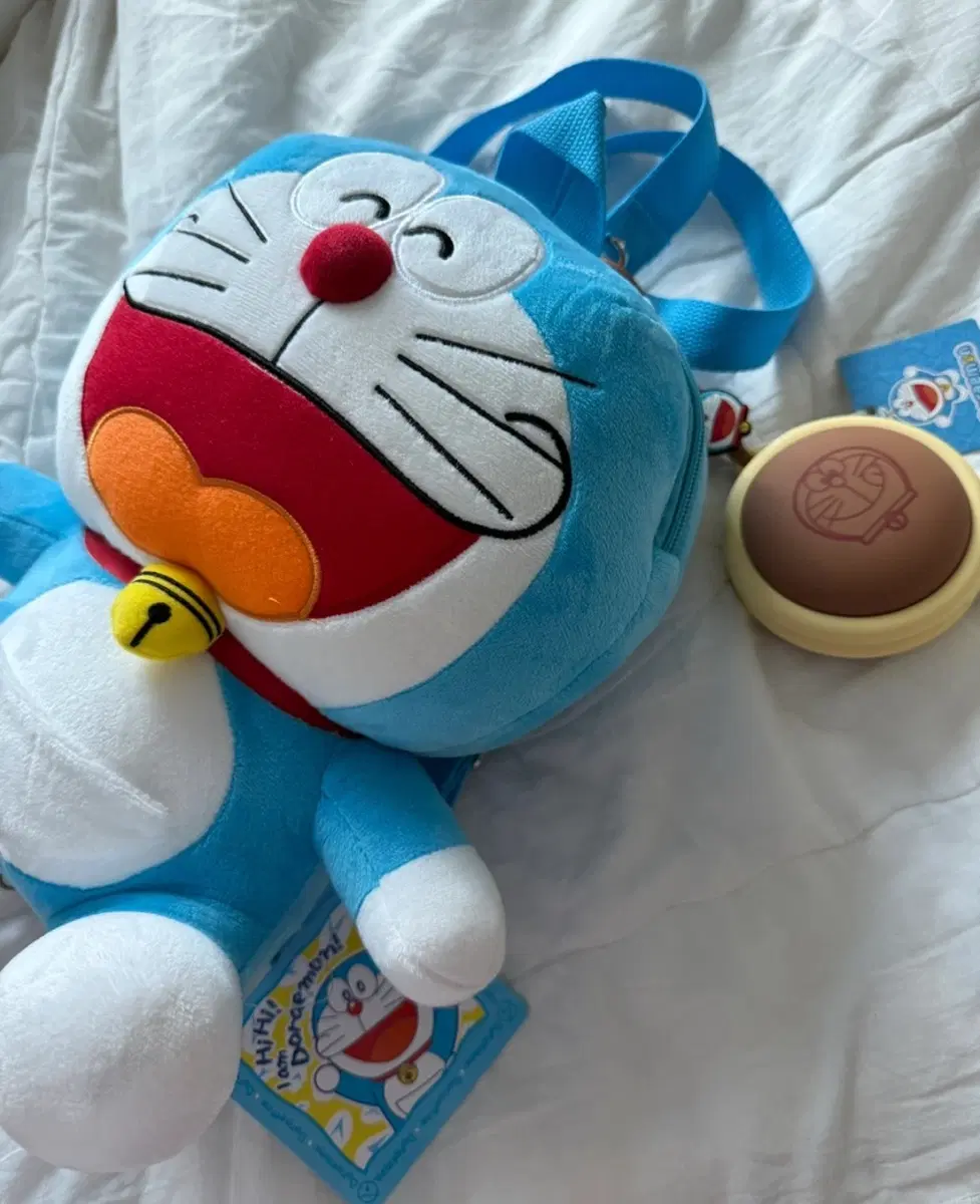 도라에몽 인형 가방 + 동전지갑 키링