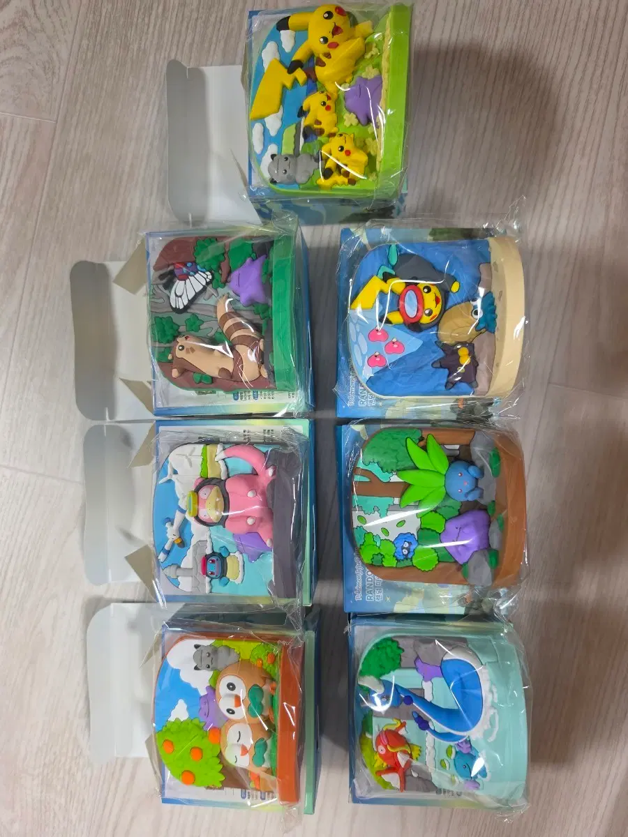 포켓몬 제주 에디션 마그넷 7종 풀세트 팝니다