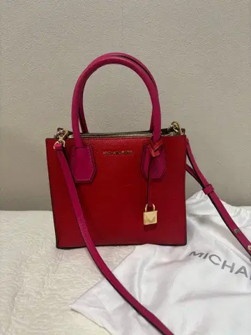 MICHAEL KORS 2WAY 숄더백 레드 핑크