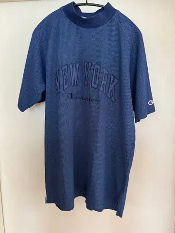 Champion NEW YORK 메쉬 셔츠 네이비 XL