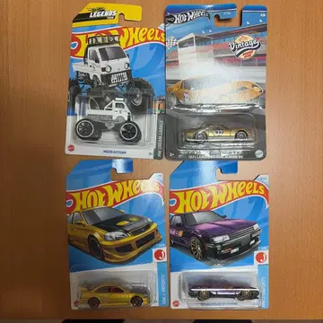 Hot Wheels 4대 세트