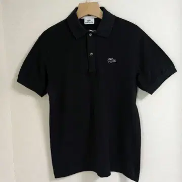 LACOSTE 라코스테 피케 셔츠 블랙 사이즈 3