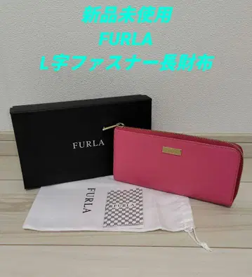 [미사용 새상품] FURLA L자 지퍼 장지갑