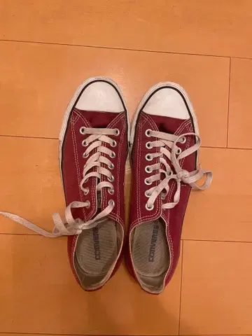 CONVERSE ALL STAR US9 버건디 로우컷 스테디셀러
