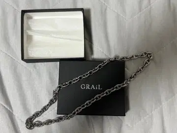 GRAIL 실버 체인 목걸이