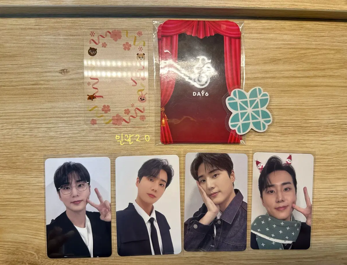 데이식스 영케이 벚꽃콘 입장 포카 세트 일괄 컨페티 웰쇼콘 콘서트 강영현