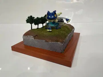 포켓몬 디오라마 게코가시라의 배틀 장면 15cm x 11cm