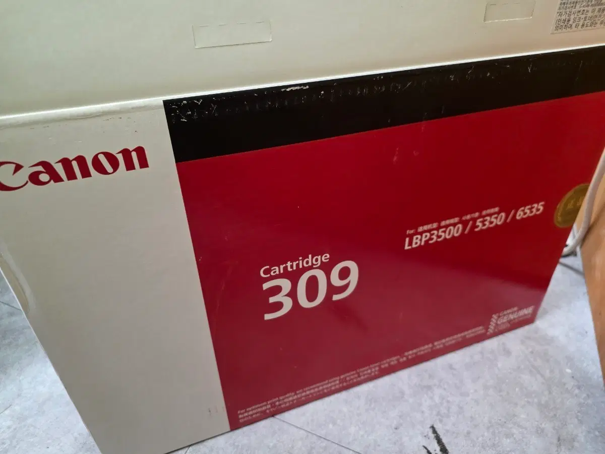 캐논 카트리지 309 LBP 3500 / 5350 / 6535. 정품 새