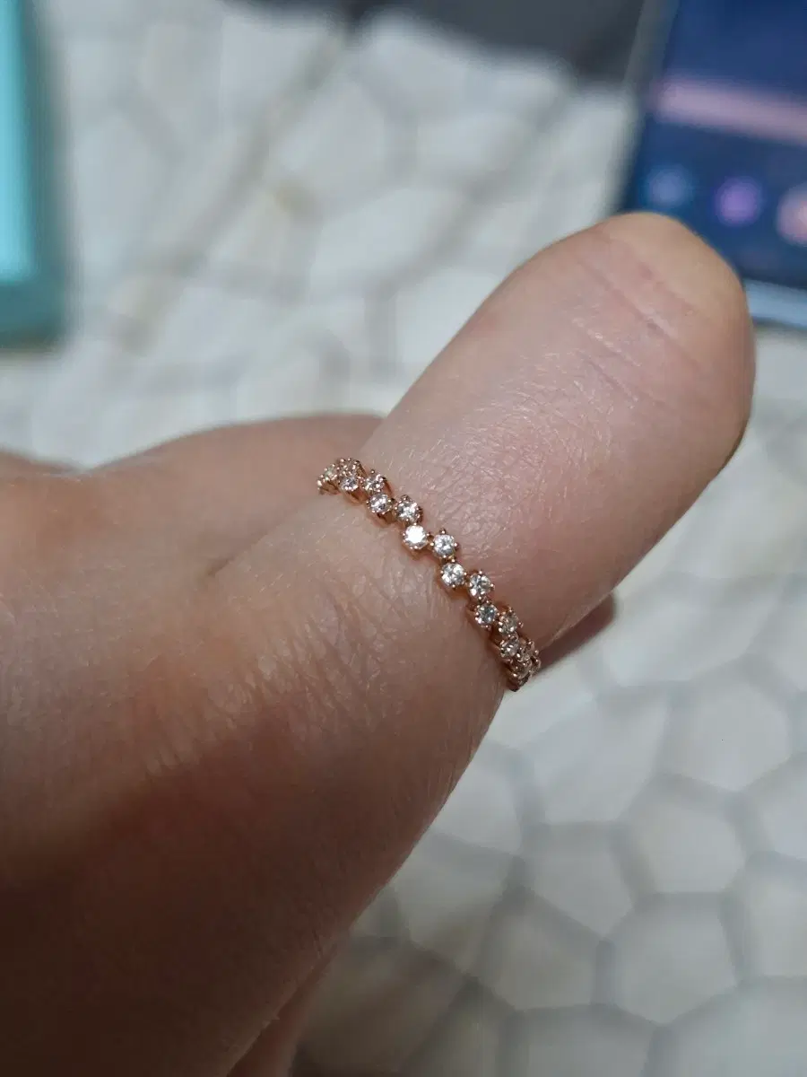 제이에스티나 14K 큐빅반지 11호